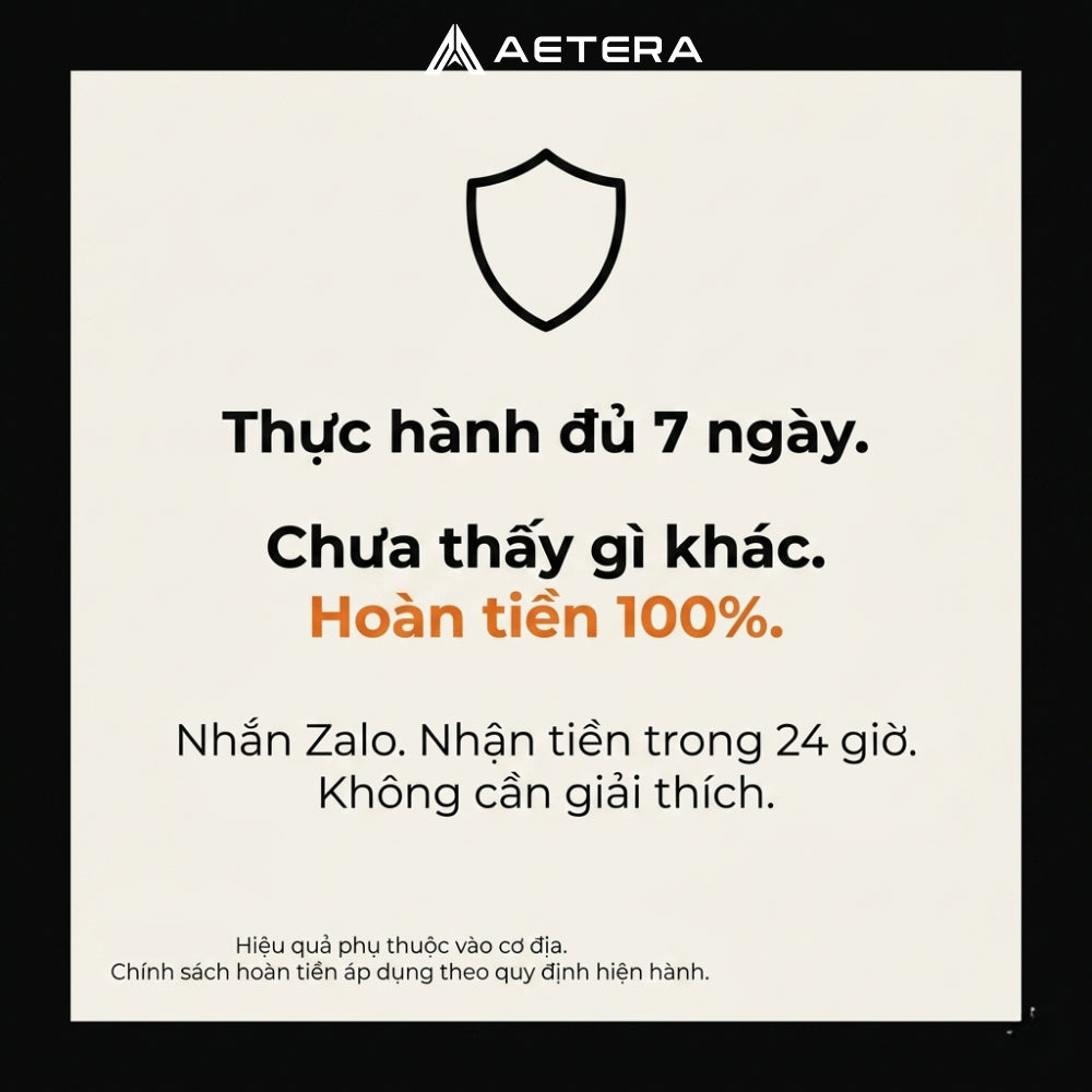 AETERA - Lộ trình 21 ngày làm chủ Thần Kinh