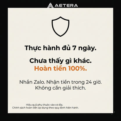 AETERA - Lộ trình 21 ngày làm chủ Thần Kinh