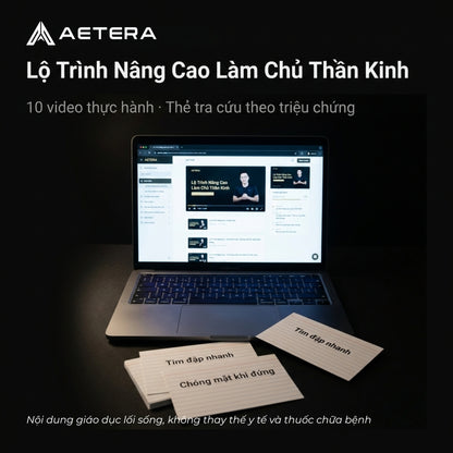 AETERA - Chương Trình Đọc Vị Cơ Thể Từ Hoảng Loạn Đến Giấc Ngủ