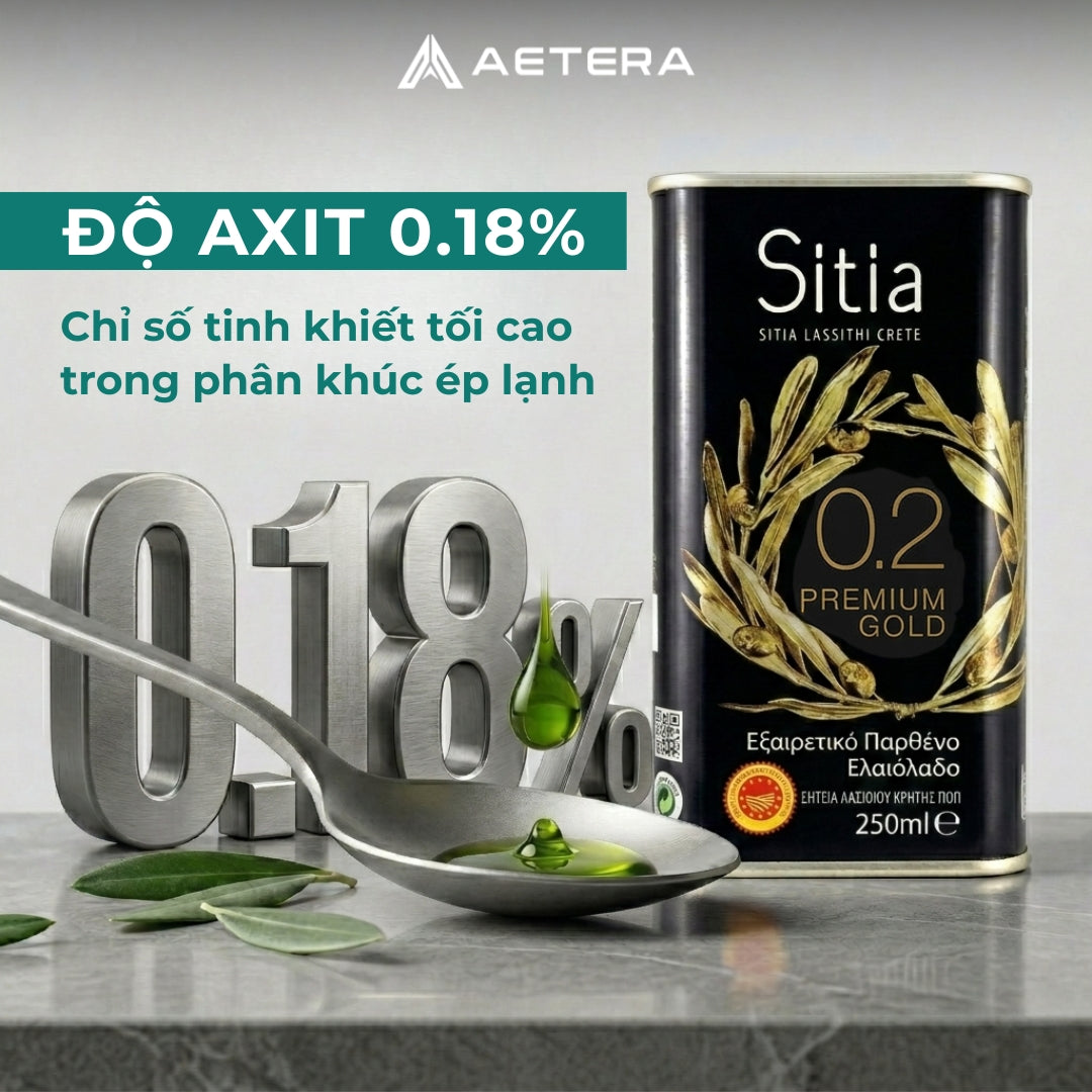 AETERA OLIVE ÉP XANH (250ML)