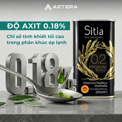 AETERA OLIVE ÉP XANH (250ML)