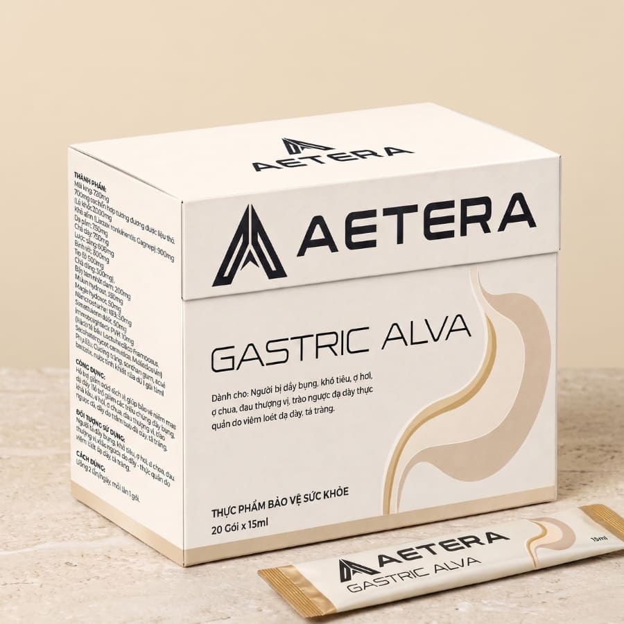 Hộp và gói AETERA Gastric Alva