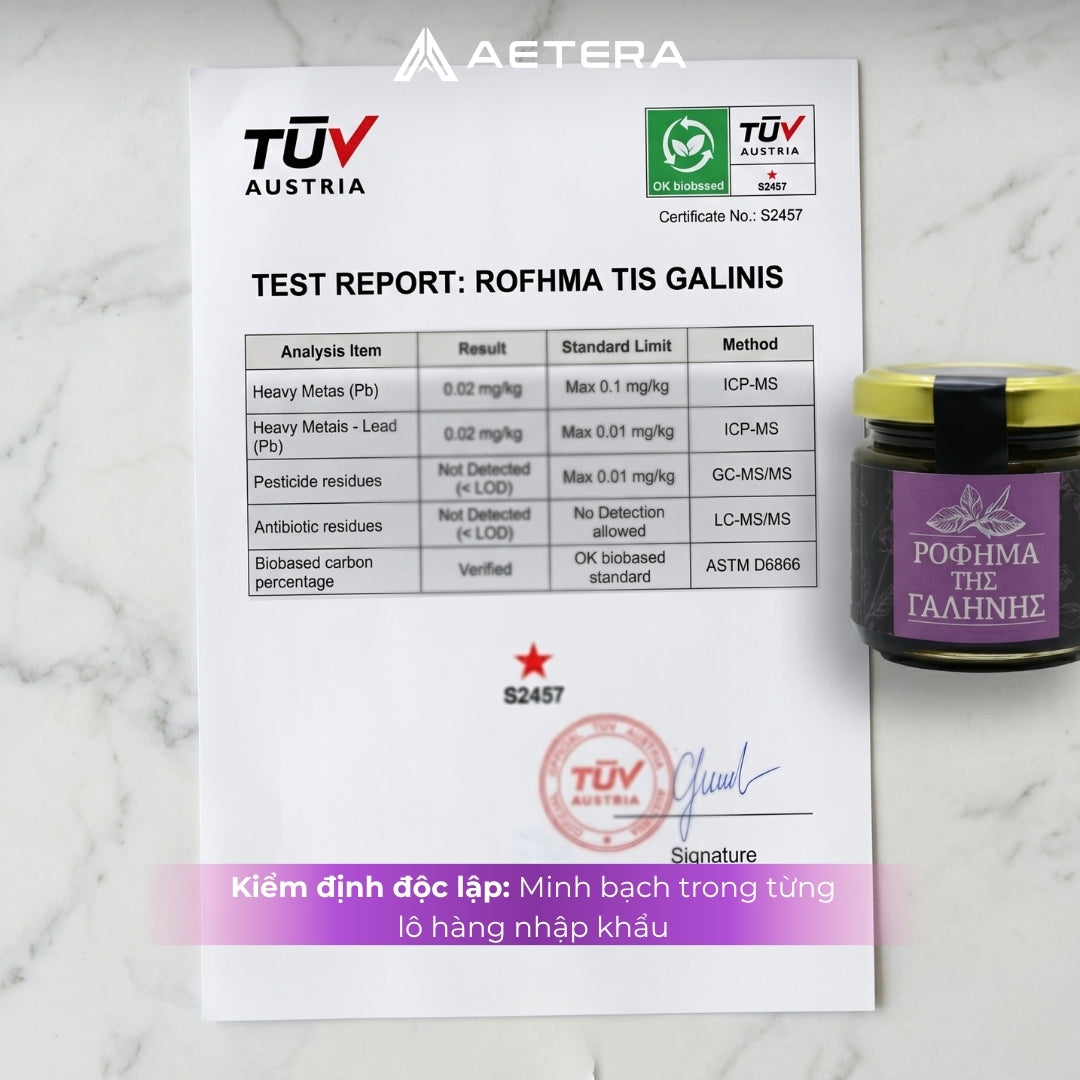 AETERA MẬT ONG BÌNH AN