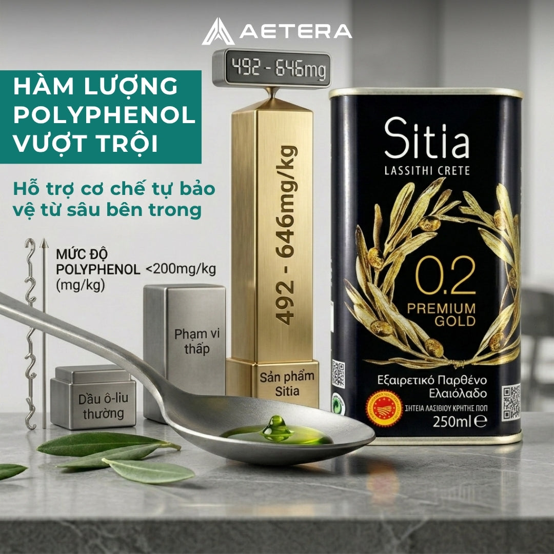 AETERA OLIVE ÉP XANH (250ML)